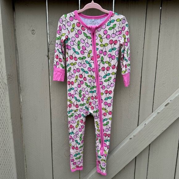 Posh Peanut Summer Cherry Convertible Footie - Picture 1 of 5